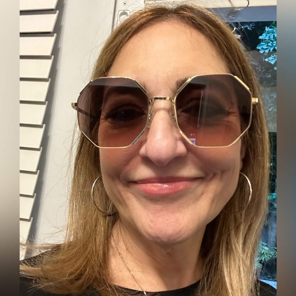 Sojos Octogon Shaped Sunglasses